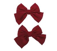 KOMBIUDA Bow Shoe Clips for Bridal Wedding Red Bowknot Shoe Decorations Reusable Elegant Clips for Women S High Heels Flats Boots for Engagement Prom Party Graduation Accessories