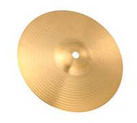 KOMBIUDA Brass Drum Cymbals Set for Drum Set with Golden Finish, Versatile Percussion Instrument Cymbals Offering Great Voice, for Beginners and Students in Playing Scenarios