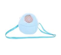 KOMBIUDA Breathable Hamster Carrier Bag with Airy Mesh Panels Soft Lining for Small Pets Travel Adjustable Shoulder Strap Portable Guinea Pig Rabbit Tote