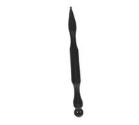 KOMBIUDA Buffalo Horn Dual-Head Acupressure Pen Deep Tissue Massage Tool for Ear Point and Facial Reflexology Portable Skin-Friendly Massage Stick for Full Body Relaxation and Pressure