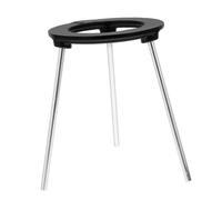 KOMBIUDA Burner Tripod Stand Alcohol Lamp Holder Stable Compact Support for School Chemistry Experiments Lightweight Laboratory Tripod Holder for Student and Teacher Use