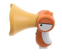 KOMBIUDA Cartoon Bird Shaped Microphone for Fun Pranks Hilarious Sound Effects for Parties and School Events No Battery Required