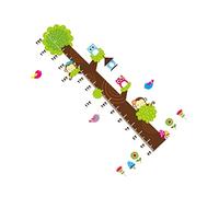 KOMBIUDA Cartoon Measure Wall Ruler Self-Adhesive Interesting Growth Height Sticker for Boys and Girls Funny Wall Ruler to Track Boy Girl's Height Progress