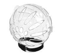 KOMBIUDA Cat Anti-bite Helmet for After Surgery Protection Clear Abs Material Hood Preventing Licking and Scratching Comfortable Kitten Donut Hood with Wide View and Wear Resistance