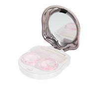 KOMBIUDA Cat Container Cases Beauty Cases Makeup Travel Box Adorable Design Lens Box Easy to Open Right and Left Identification