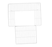KOMBIUDA Cat Villa Replacement Door Panel Iron Wire Mesh with Inward Folding Door for Kittens Rabbits Small Pets Modular Secure Pet Cage Accessory Assembly for Indoor Enclosures