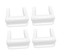 KOMBIUDA Childproof Door Lever Lock Baby Safety Lock for Home Easy Install Plastic 4 Pack