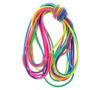 KOMBIUDA Chinese Jump Rope 7M Colourful Elastic Band Outdoor Game Toy Storage Bag Kids Multi-Player Jumping Rope for Metabolism and Parent-Child Interaction Random Color