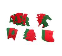 KOMBIUDA Christmas Bunting Set Assorted Color Non Woven Material Decorative Banners for Wall Door Window Hanging Party Merry Christmas Celebration Decor