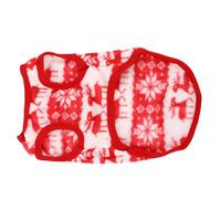 KOMBIUDA Christmas Costume for Pet Dog, Warm Flannel Sleeveless Reindeer Outfit, XL Size, Autumn Winter Dog Clothes for Small to Medium Breeds