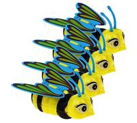 KOMBIUDA Clockwork Toy 1 Cent Stuff Wind-up Toy Vintage Bee Shaped Kids Plaything Kawaii