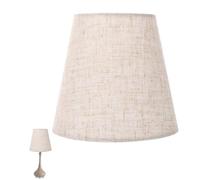 KOMBIUDA Cloth Lampshade for Table Lamps and Wall Sconces Linen Fabric Cover with Soft Light Diffusion for Eye Comfort Versatile Lamp Accessory for Living Bedroom and Hotel Decor
