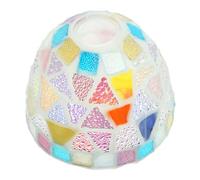 KOMBIUDA Colored Glass Lampshade Replacement for Pendant Light Fixtures Wear-Resistant Material Easy Installation Home Lighting Accessory Nordic Vintage Mediterranean Style Ceiling Lamp