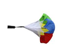 KOMBIUDA Colorful Football Resistance Parachute Athletic Strength Umbrella for Running Speed Training Equipment with Mesh Panel for Endurance Acceleration and Strength Development