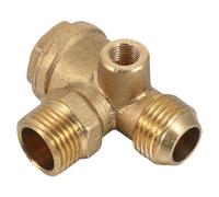 KOMBIUDA Copper Air Compressor Check Valve Npt Bleeder Unloader Valve High Pressure Non Return Regulator Tank Fittings Industrial Copper Discharge and Exhaust Replacement Accessories