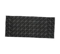 KOMBIUDA Cotton and Linen Refrigerator Tops Elegant Cover with Dustproof Feature and Simple Design, Black Protective Cover to Prolong Service Life, Suitable for Fridge and Washing Machine