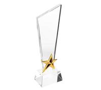 KOMBIUDA Creative Five-star Crystal Trophy Award for Graduation and Tournament Ceremony Competition Trophy Cup for Kindergarten Student Achievement Celebration and Sports Events