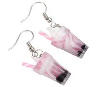 KOMBIUDA Creative Ice Cream Dangler Earrings for Women Lightweight Simulation Drop Ear Accessories Unique Party Jewelry