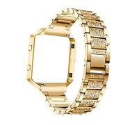 KOMBIUDA Creative Watchband Strap Stylish Replacement for Durable with Rhinestones Unique Accessories to Elevate Your Style