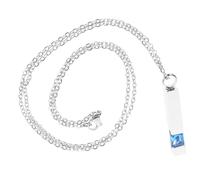 KOMBIUDA Cremation Memorial Necklace Ashes Urn Pendant Locket with September Birthstone Keepsake Jewelry for Ashes 1pc Urn Necklace