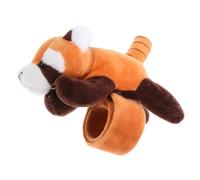 KOMBIUDA Cute Little Raccoon Slap Bracelet Soft Plush Wristband for Party Favor Bulk Decorative Snap Bands for Boys Safe Skin-friendly Cartoon Animal Wrist Decor