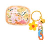 KOMBIUDA Delicate Daisy Theme Earphone Case Compatible with Airpods Protective Cover for Wireless Earphones for Holidays Special Occasions