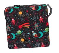 KOMBIUDA Detachable Chair Lift Cushion Thickened High Chair Booster Pad with Chic Space Pattern Washable and Seat for Dining and Play