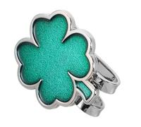 KOMBIUDA Detachable Four-leaf Clover Golf Ball Marker Hat Clip for Visors and Belts Metal Golf Training Aid with Bright Color Convenient Positioning Tool for Men and Women Golfers