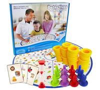 KOMBIUDA Detectives Looking Chart Educational for Brain Training, Interactive Intelligence Game, Parent Learning Board Game English Packaging
