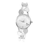 KOMBIUDA Diamond Precise Stainless Quartz Material and Movement Steel, Bracelet Watch with Stylish Casual for Women Suitable for Female Friends and Daily Wear