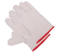 KOMBIUDA Double Cotton Yarn Welder Gloves Thickened Protective Work Gloves for Industrial Machinery Welding Tasks and Garden Safety for Worker Hand Protection