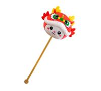 KOMBIUDA Dragon Body Hammer Stuffed Dragon Doll Hammer Plush Dragon Doll Massage Stick Boss Back Hammer Handheld Stuffed Hammer Spring Festival Hammer Tool Massage Tool Hand Hammer Wooden
