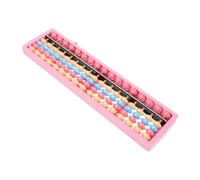 KOMBIUDA Durable Plastic Abacus Row Arithmetic Counting Tool Early Education Math Learning for Preschoolers Home School with Easy Grip Beads for Independent Use
