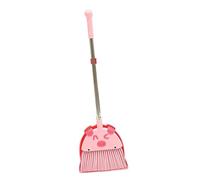 KOMBIUDA Dustpan and Broom for Pretend Play Cleaning Tools Safe Small Household Brooms for Pretend Housekeeping