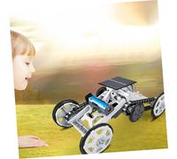 KOMBIUDA Educational Solar Powered DIY Climbing Car for Science Building Kit with Chassis for Indoor Outdoor Play Lightweight Green Energy Model Vehicle