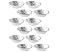 KOMBIUDA Egg Tart Baking Mold 500pcs Tinfoil Disposable Foil Molds for Cakes and Appetizers for Parties and Gatherings