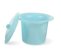 KOMBIUDA Elderly Urinal Portable Thickened Spittoon Covered Stool Night Pot Easy to Clean for Home Use