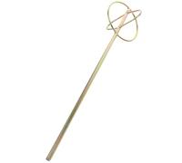 KOMBIUDA Electric Drill Stirring Rod Replacement Hex Shaft Cement Mixer Paddle for Paint Coatings and Mortar Mixing Metal Construction Ergonomic Lightweight Design for Easy Operation