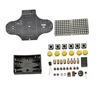 KOMBIUDA Electronic Diy Game Console Kit Hd Soldering Practice for Boys and Girls Learn Programming Electronics Retro Game Console Assembly Kit Usb Powered Battery Operable