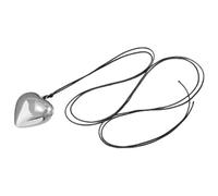 KOMBIUDA Elegant Heart Shaped Pendant Necklace with Wax Cord Lightweight Clavicle Chain Choker for Women and Charm Jewelry for Birthdays Anniversaries and Valentine Day Gifts