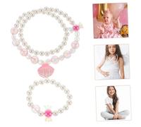 KOMBIUDA Elegant Pearl Necklace with Back Chain for Women Lightweight Premium Collarbone Jewelry Comfortable Choker for Parties Gatherings and Festive Occasions