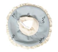 KOMBIUDA Elizabethan Collar for Small Pets Anti-bite Anti-lick Neck Scarf Lightweight Soft Protective Pet Collar for Cats Cobaya Flying Squirrel Blue Small Washable Design