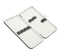 KOMBIUDA Eyelash Extension Tweezers Storage Case Black Organizer Bag, Portable Tweezers Holder for Lash Extensions, Travel Cosmetic Beauty Tool Container