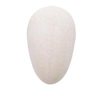 KOMBIUDA Female Bald Head Mannequin Display with Natural Skin Tone Circumference Dress Form for Hats Wigs Jewelry and Clothing Showcase in Salon and Home