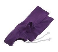 KOMBIUDA Ferret Sweatshirt Warm Fleece Hoodie for Small Pets - Purple Medium Thermal Hoodie for Ferrets, Rabbits, and Hamsters, Small Animal Winter Clothes for Outdoor Use