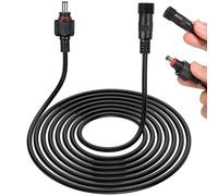 KOMBIUDA Flexible Solar Panel Extension Cord for Outdoor Monitoring Systems and Water Fountain Pumps Stable Signal Transmission Easy Installation Compatible with Solar Lights and Dc Devices