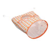 KOMBIUDA Foldable Crinkle Cat Tunnel with Mouse Hole Design Interactive Hide and Seek Kitten Mice for Cat Development and Pet Supplies