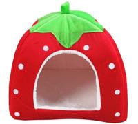 KOMBIUDA Foldable Small Pet Bed for Rabbits Hamsters and Chinchillas Indoor Cozy Sleeping Nest Warm Bunny House with Easy Installation Soft Bedding for Small Animals