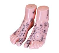 KOMBIUDA Foot Reflexology Simulation Model Human Foot Reflexology Acupuncture Training Tools