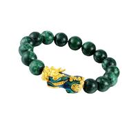 KOMBIUDA Fortunate Gemstone Feng Shui Bracelet Color Changing Beads Elastic Buddhist Jewelry for Women Men Natural Accessory Gift
